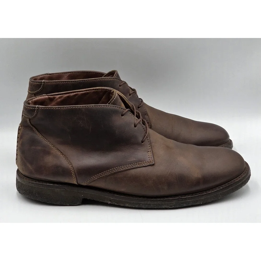 Johnston & Murphy Copeland Chukka Boots Brown Leather Mens 9.5M India